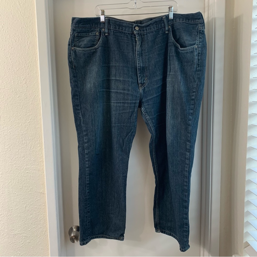 Levis 559 Jeans Men's Blue Relaxed Fit Straight Leg Denim Size 46 x 30